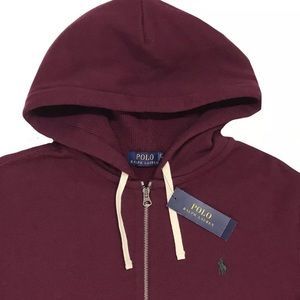 maroon ralph lauren hoodie